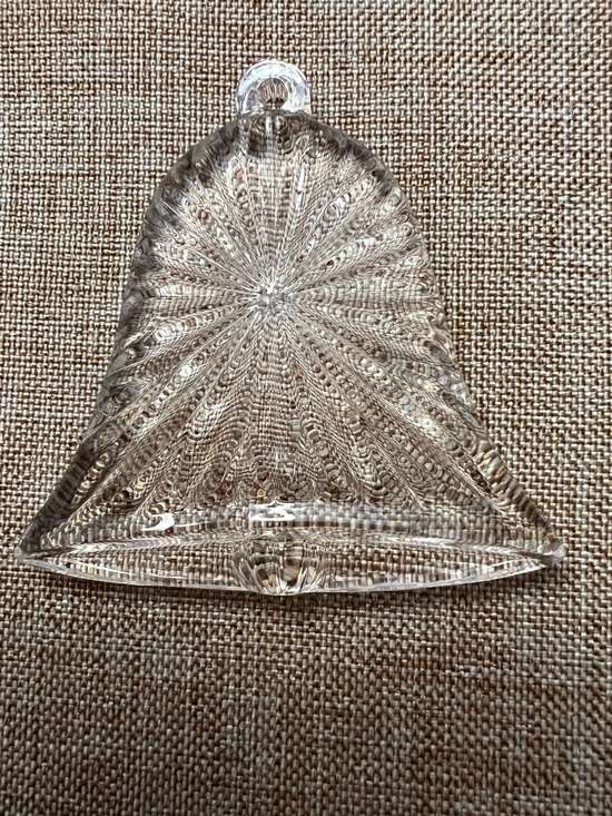 Gotham Other - Gotham Clear Lead Crystal Christmas Ornament